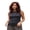 Dark Brown, variant on Women's Striped Sleeveless Tops Boat Neck Slim Fit Summer Tanks Casual Horizontal Stripe Vest