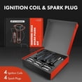 thumbnail image 2 of A-Premium Set of 4 Ignition Coil Pack and Iridium Spark Plugs Compatible with Toyota Tacoma 2000-2004, 4Runner 2000, 2.4L 2.7L, 2 of 8