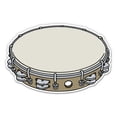 thumbnail image 1 of Tambourine - 5" Vinyl Sticker - For Car Laptop I-Pad - Waterproof Decal, 1 of 1