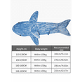 thumbnail image 5 of Shark blanket with sleeves for height 210cm, 5 of 5