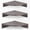 Grey, variant on Corner Shelf Wall Mount, Set of 3 Corner Floating Shelves with Cable Hole, 3 Tier Wood Corner Hanging Shelves, Living Room Bedroom Bathroom, Pink