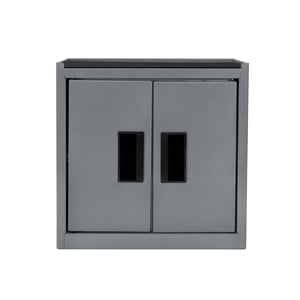 Hyper Tough Mini Tool Cabinet with Double Doors and Non-Slip Mat