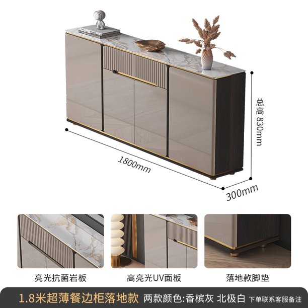 Gabinete De almacenamiento De diseño a prueba De agua, aparador De cocina De pie estrecho, cajones, decoración De entrada
