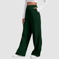 thumbnail image 5 of enyan Sweatpants Women with Pockets Loose Lightweight Stretch Yoga Lounge Pants Comfy Drawstring Workout Jogging Pants Lightweight Sweatpants Women Dark Green,XXL, 5 of 7