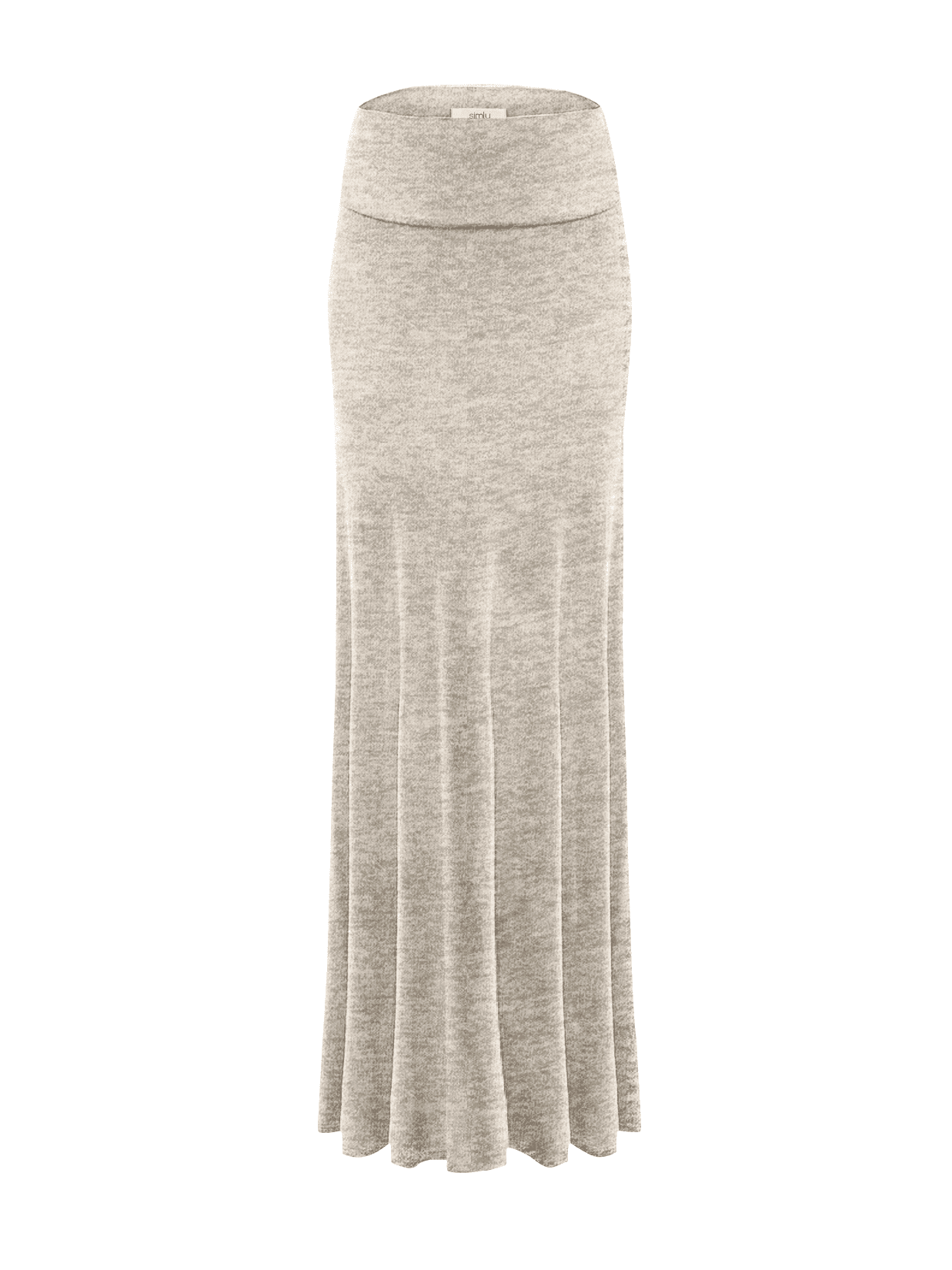 plus size high waisted maxi skirt