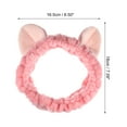 thumbnail image 4 of Unique Bargains 1 Pc Cute Cartoon Cat Ears Headbands for Girls for Women 7.09"x6.50", Dark Pink, 4 of 6
