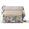 thumbnail image 1 of Women's Sakroots Artist Circle Basic Crossbody Pastel Flower Garden OSFA, 1 of 4