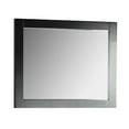 thumbnail image 2 of Bellaterra Home 30" Rectangle Wood Frame Mirror in Matte Black Finish, 2 of 2