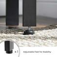 thumbnail image 4 of VASAGLE Ladder Shelf 4-Tier Corner Shelf Stand Bookshelf Plant Stand Display Shelf for Living Room Office Rustic Brown and Black, 4 of 7