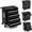 Black, variant on Memoryfield Rolling Tool Chest Cart with 4 Drawers, Wheels, Lockable Storage Cabinet & Hooks, Black