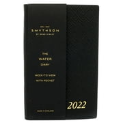 Smythson Black 2022 Wafer Diary With Pocket