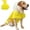 Yellow-Female, variant on MAMORE Waterproof Dog Raincoat Hooded Poncho, Adjustable Belly Cover & Reflective - for Small/Medium Dogs (Yellow-Female,Medium)