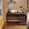 thumbnail image 3 of Escritorio de ordenador con 3 cajones, Marron FurnitureR BAAL BEECH A, 3 of 5