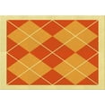 thumbnail image 1 of Ahgly Company Machine Washable Indoor Rectangle Transitional Saffron Yellow Area Rugs, 3' x 5', 1 of 7