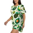 thumbnail image 2 of Xecao Green Avocado print Swimsuit for women, Summer-ready, sporty style.Quick-dry fabric. Many sizes & colors., 2 of 9