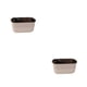 thumbnail image 1 of Toystoory Maceta de plástico absorbente de agua macetas de verduras lavabo de jardinería tira larga interior para balcón invernadero Blanco 2Conjunto, 1 of 6