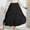 026-Noir, variante sur AUNVITO Jupe Cheville Élastique Décontractée en Lin pour Femmes, Couleur Unie, Mi-Mollet, pour Usage Quotidien, Fête, Plage