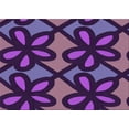 thumbnail image 1 of Ahgly Company Indoor Rectangle Patterned Indigo Purple Area Rugs, 5' x 7', 1 of 6