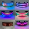 thumbnail image 2 of GJX 2026 New Led Smart Glasses with Wireless App Control Rechargeable Magic Shining Glasses Customize Message Light-Up Glasses for Masquerade Parties, 2 of 5
