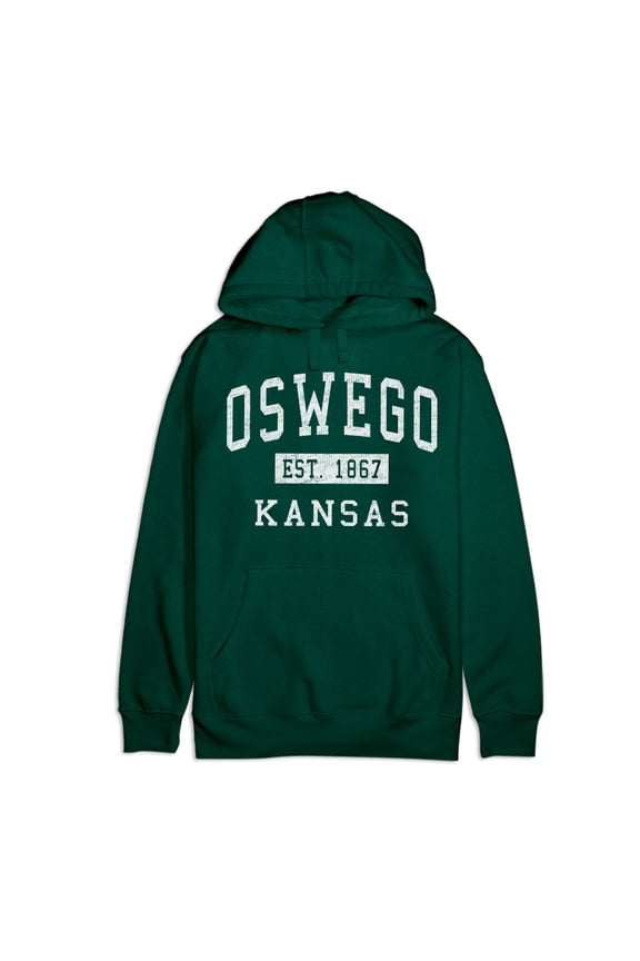 Oswego Kansas Classic Established Premium Cotton Hoodie
