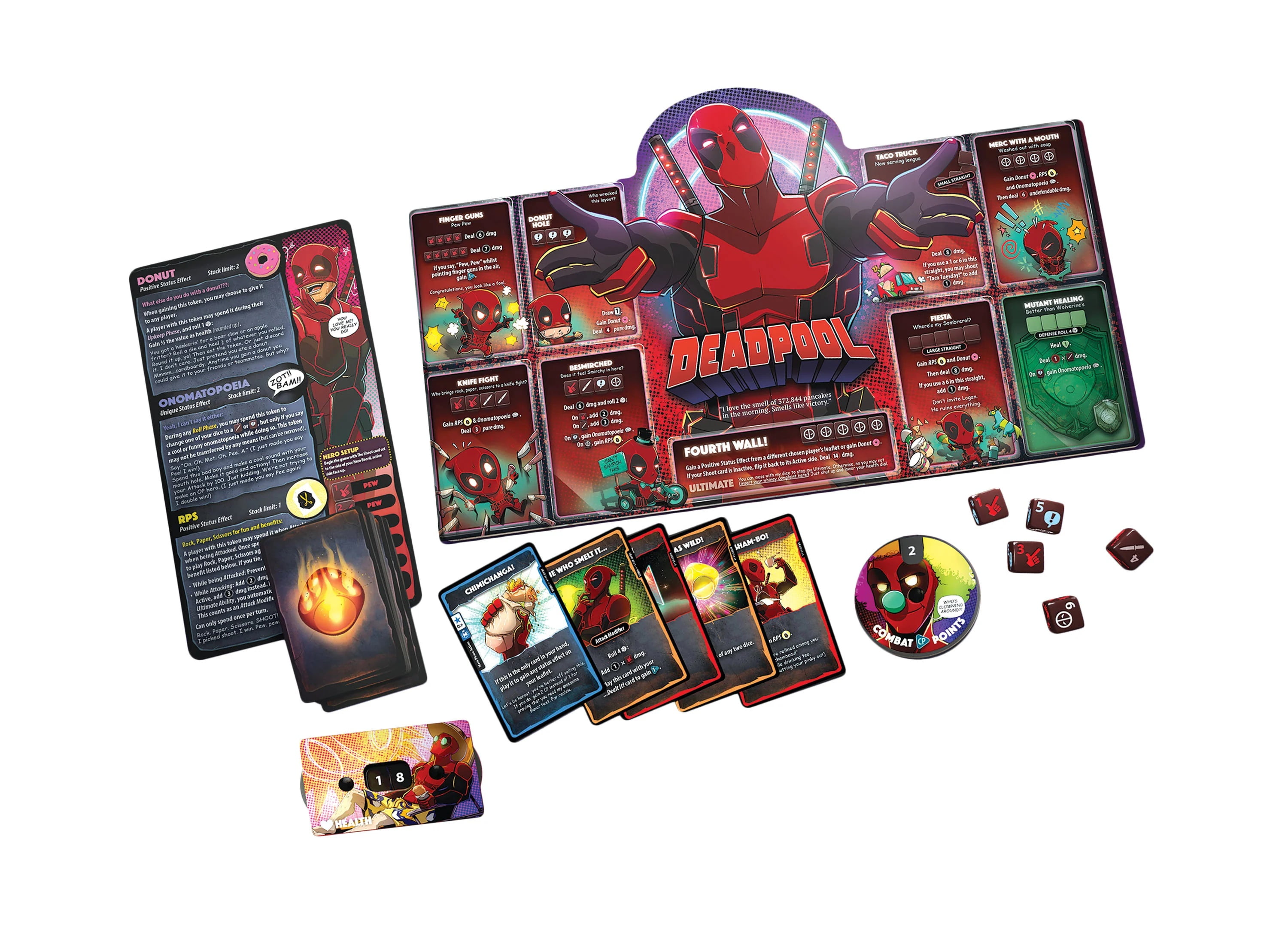 USAopoly Marvel Dice Throne: Deadpool "Deluxe" Expansion Board Game