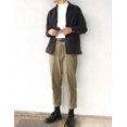 thumbnail image 3 of GHSDFBB Men Regular Fit Basic Lightweight Long Sleeve Pullover Top Mock Turtleneck T-Shirt, 3 of 4