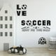 thumbnail image 3 of 2 pegatinas de pared de fútbol de PVC de 45,7 x 11,8 pulgadas, decoración de pared con temática de fútbol en 3D., 3 of 7