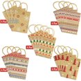 thumbnail image 2 of Kraft Christmas Gift Bags 20 Assorted Style Bags Christmas Paper Bags With Handles Christmas Gift Bags With Christmas Prints For Gift Wrapping Christm, 2 of 5