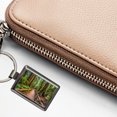 thumbnail image 5 of Muir Woods National Monument California Watercolor Style Metal Rectangle Keychain, 5 of 7