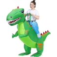 thumbnail image 1 of Disfraz inflable de dinosaurio, disfraz inflable divertido para Halloween y fiesta de Navidad, disfraz de Cosplay para adolescentes, adultos y niños, 1 of 5