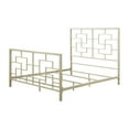thumbnail image 6 of Furniture of America Tristen Metal Panel Bed, Eastern King, White, 6 of 8