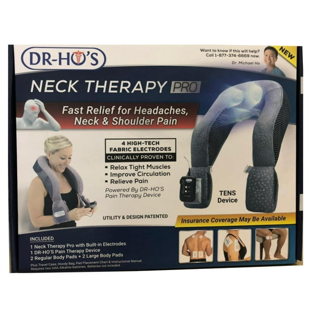 Health & Fitness - Personal Health Care - Pain Relief - DR-HO's Neck Pain  Pro with T.E.N.S. Unit - Online Shopping for Canadians
