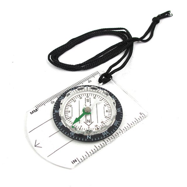 Noctilucente Multifuncional Para Exteriores, Regla De Mapa, Senderismo, Camping, Supervivencia, Brujula Bussola, Equipo Profesional Moyic OD005182-00