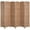 Natural#0, variant on Privacy Screen HOMCOM 5.5' 4 Panel Room Divider Folding Privacy Screen Panels, White,Partition Screen