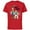 Red, variant on Toy Story Buzz and Woody T-Shirt - Short Sleeve Cotton T-Shirt for Adults - Customized-Navy