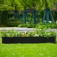 thumbnail image 1 of Edtara Rectangular Steel Raised Garden Bed Planter Box, Heavy Duty and Weather-Resistant, Bottomless Design with Tools Included, Ideal for Patios, Balconies, or Businesses, 1 of 8