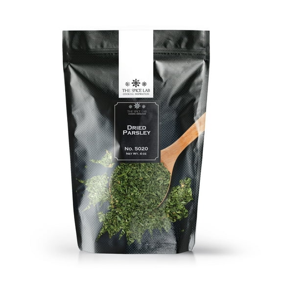 The Spice Lab Dried Parsley - 4 oz Clear Bag - 5020