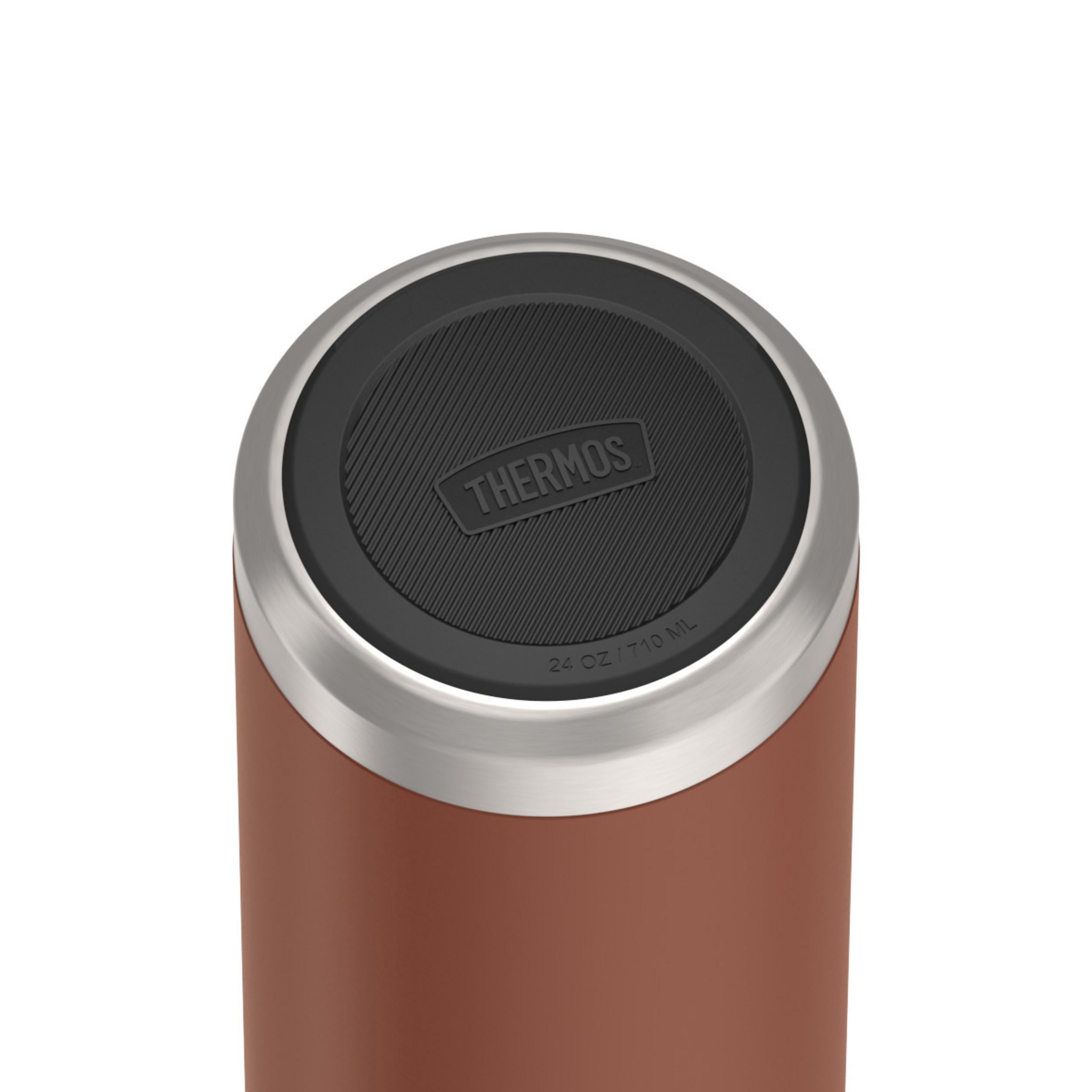 Thermos ICON Series Stainless Steel Vacuum Insulated Water Bottle with Screw Top, Saddle, 24oz