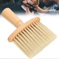 thumbnail image 4 of Brosse à cheveux cassés avec manche en bois pour coupe de cheveux et cou, idéale pour salon de coiffure ou coiffeur, 4 of 4