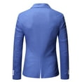 thumbnail image 4 of FAVIPT Men's Casual Suit Double Breasted Blazer,Business Blazer Solid Color Formal Dress Coat Jacket Notch Lapel Personality Tailored Suit, 4 of 4