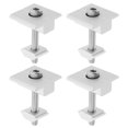 thumbnail image 3 of Abrazaderas medias para Panel Solar de aleación de aluminio, 4 Uds., con pernos de cabeza hueca hexagonal y arandela de resorte para Hardware de montaje de Panel Solar, 3 of 3