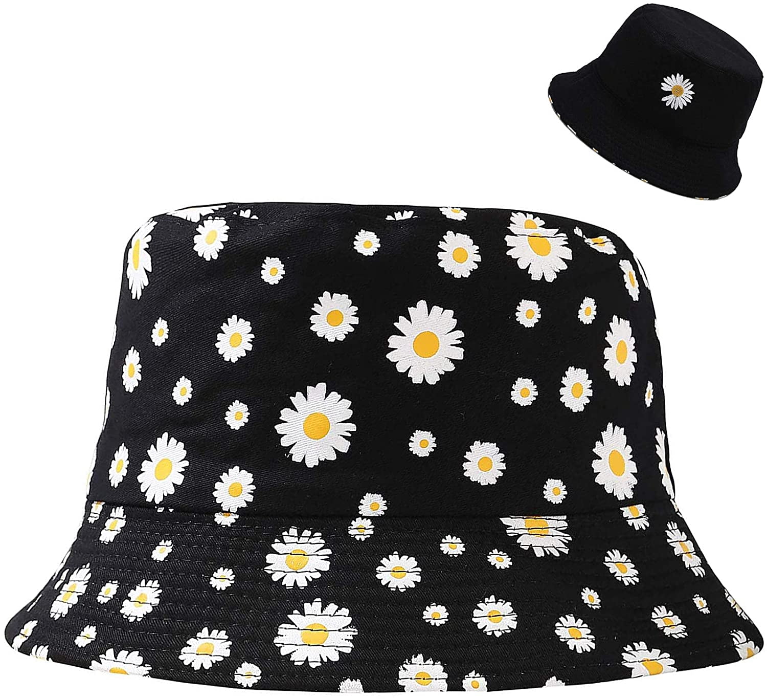 Print Bucket Hat Beach Fisherman Hats 