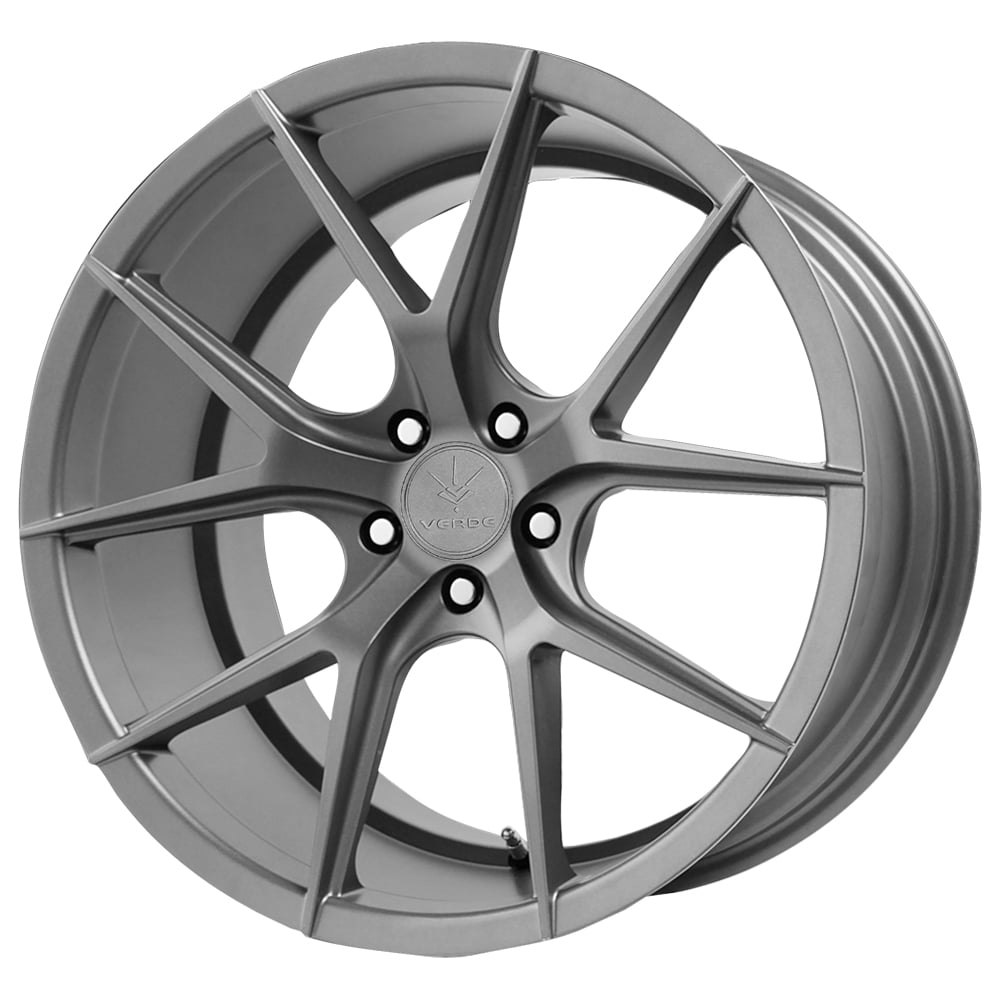 19" Inch Verde V99 Axis 19X8.5 5x114.3(5x4.5") +38mm Graphite Wheel Rim