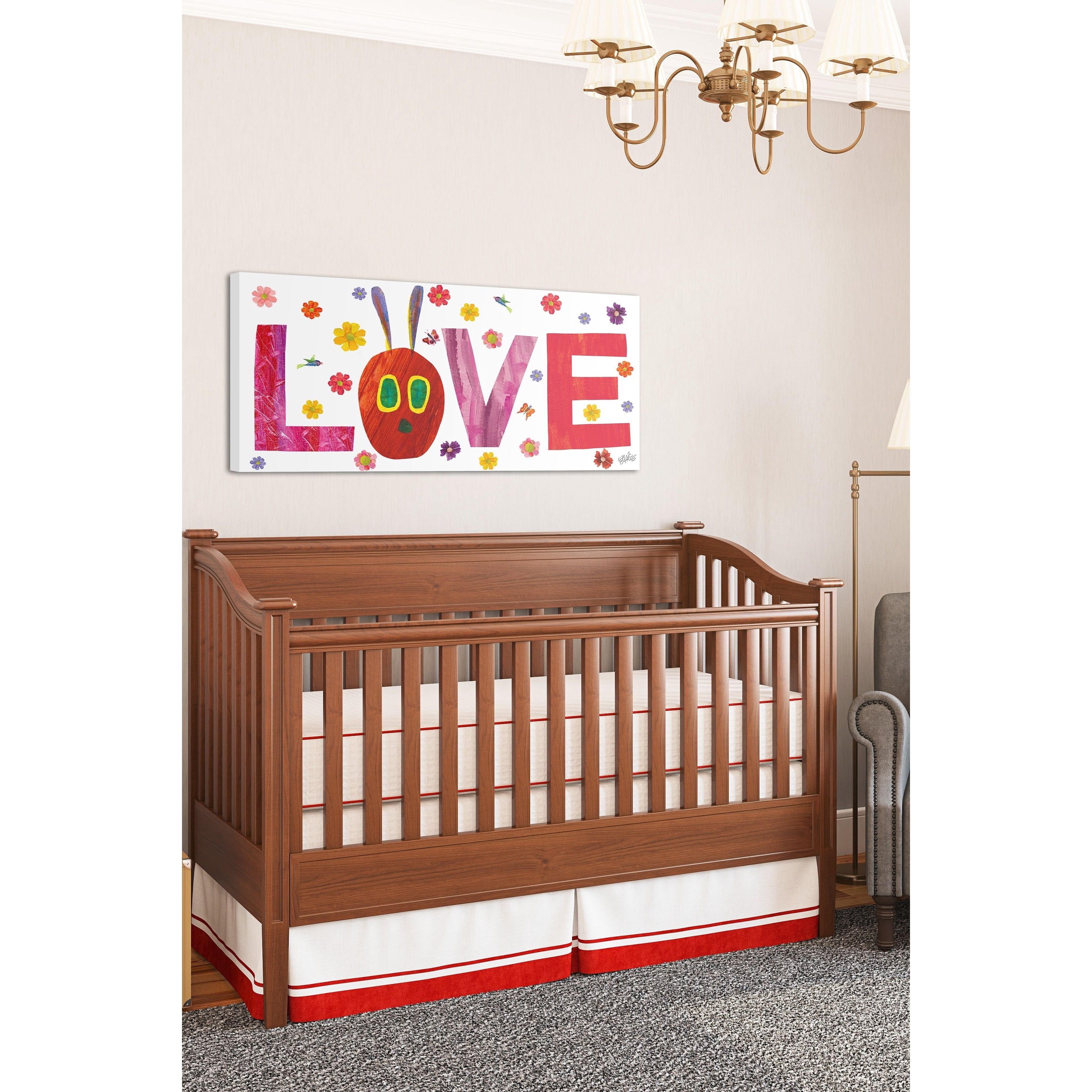 Eric Carle Caterpillar Love 2 Art Print on Premium Canvas