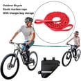 thumbnail image 3 of Greeniant Cuerda de remolque elástica para montar en bicicleta, conexión rápida para niños, correa de tracción elástica, cordón de Ciclismo Rojo, 3 of 6