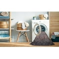 thumbnail image 2 of Ahgly Company Machine Washable Indoor Rectangle Industrial Modern Rosy Brown Pink Area Rugs, 4' x 6', 2 of 7
