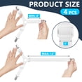 thumbnail image 2 of AGALI 4 Pack Adjustable Elastic Straps with Metal Clips, Bed Sheet Fasteners, Bedding Suspenders for Mattress Covers, Bed Corner Holders and Keepers, 2 of 6
