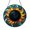 Acrylic 3.5 Inch, variant on Total Solar Eclipse Window Decor Hanging, Cosmic Sky Illustration, Science Inspired Display