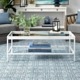 thumbnail image 2 of Evelyn&Zoe Alexis 45" Wide Rectangular Coffee Table, White, 2 of 6