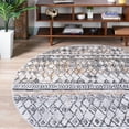 thumbnail image 4 of Unique Loom Leipzig Collection Area Rug - Dresden (6' 1" Round Beige/Gray), 4 of 10